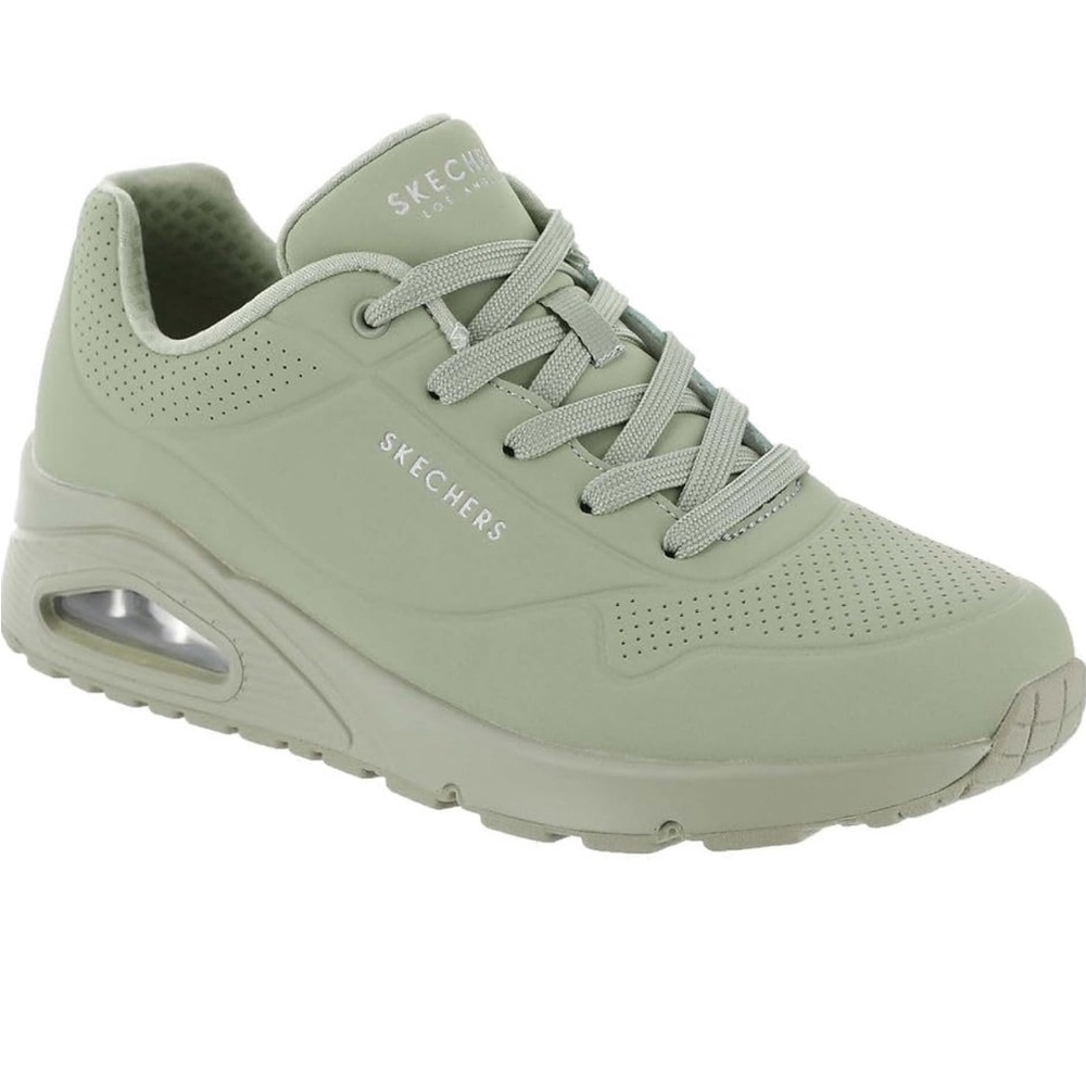 Skechers Green Sneakers with Air Cushion and Chunky Midsole